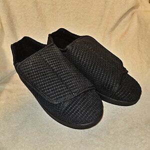 Silvert's Adaptive Footwear Slippers For Men Size 12 Black